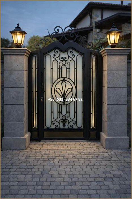 VİLLA KAPILARI-FERFORJE VİLLA KAPILAR-VİLLA GİRİŞ KAPILAR-BAHÇE KAPILARI-FERFORJE KAPILAR dem8432