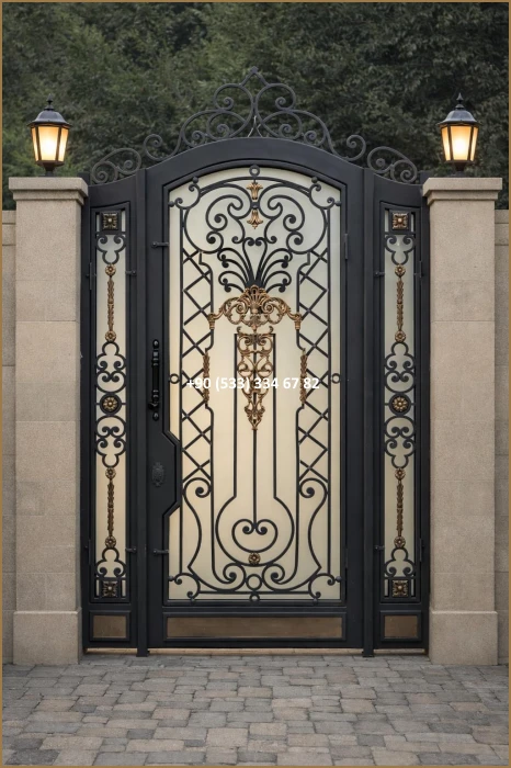 VİLLA KAPILARI-FERFORJE VİLLA KAPILAR-VİLLA GİRİŞ KAPILAR-BAHÇE KAPILARI-FERFORJE KAPILAR dem8460