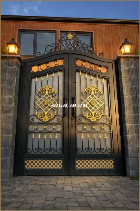 VİLLA KAPILARI-FERFORJE VİLLA KAPILAR-VİLLA GİRİŞ KAPILAR-BAHÇE KAPILARI-FERFORJE KAPILAR dem8463