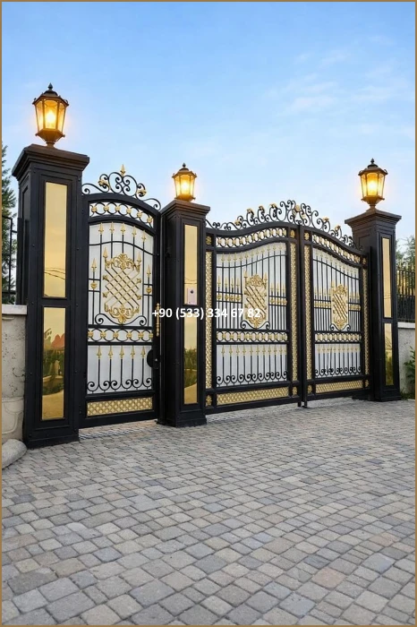 VİLLA KAPILARI-FERFORJE VİLLA KAPILAR-VİLLA GİRİŞ KAPILAR-BAHÇE KAPILARI-FERFORJE KAPILAR dem8519