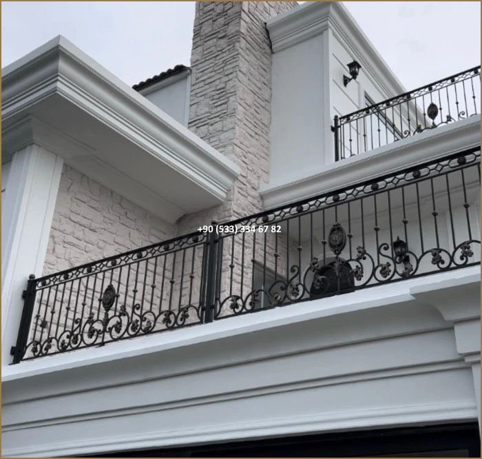 BALKON KORKULUK MODELLERİ-FERFORJE BALKON KORKULUK MODELLERİ-BALKON KORKULUK ÇEŞİTLERİ dem8610