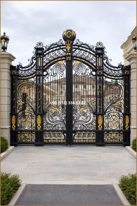 VİLLA KAPILARI-FERFORJE VİLLA KAPILAR-VİLLA GİRİŞ KAPILAR-BAHÇE KAPILARI-FERFORJE KAPILAR dem8603