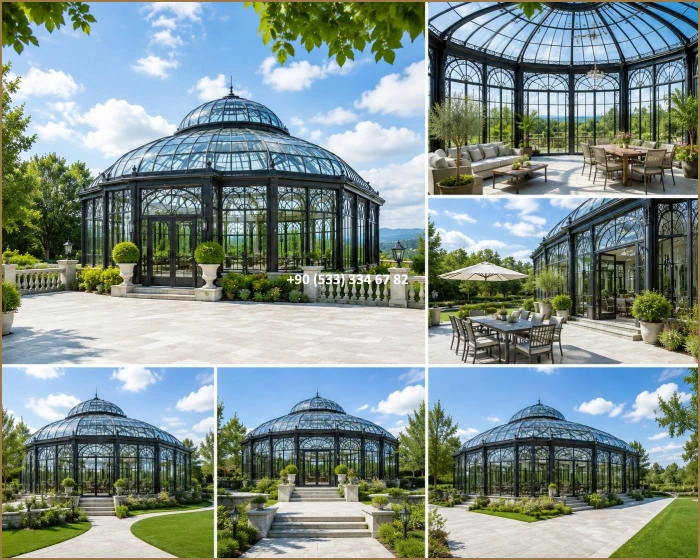KIŞ BAHÇESİ-GAZEBO-FERFORJE KIŞ BAHÇESİ-KAMELYA-FERFORJE KAMELYA dem8635