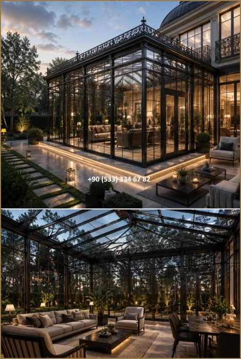 KIŞ BAHÇESİ-GAZEBO-FERFORJE KIŞ BAHÇESİ-KAMELYA-FERFORJE KAMELYA dem8636