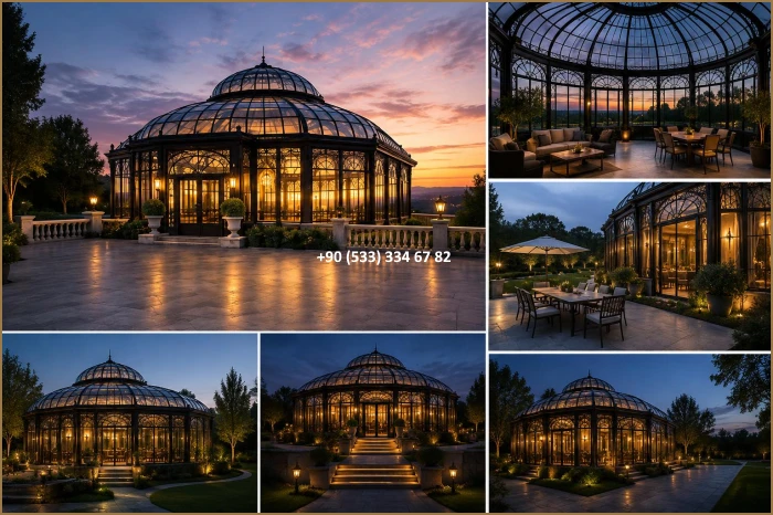KIŞ BAHÇESİ-GAZEBO-FERFORJE KIŞ BAHÇESİ-KAMELYA-FERFORJE KAMELYA dem8637