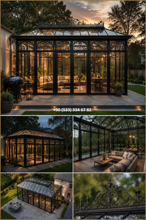KIŞ BAHÇESİ-GAZEBO-FERFORJE KIŞ BAHÇESİ-KAMELYA-FERFORJE KAMELYA dem8642