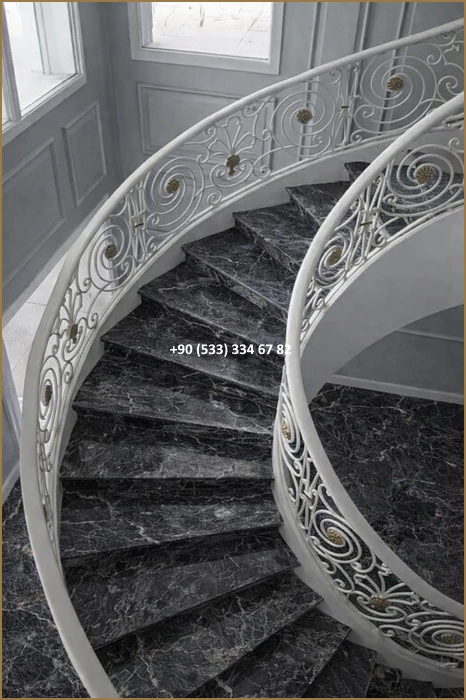 MERDİVEN KORKULUKLARI- MERDİVEN KORKULUK TASARIMI- FERFORJE MERDİVEN KORKULUK MODELLERİ dem8358