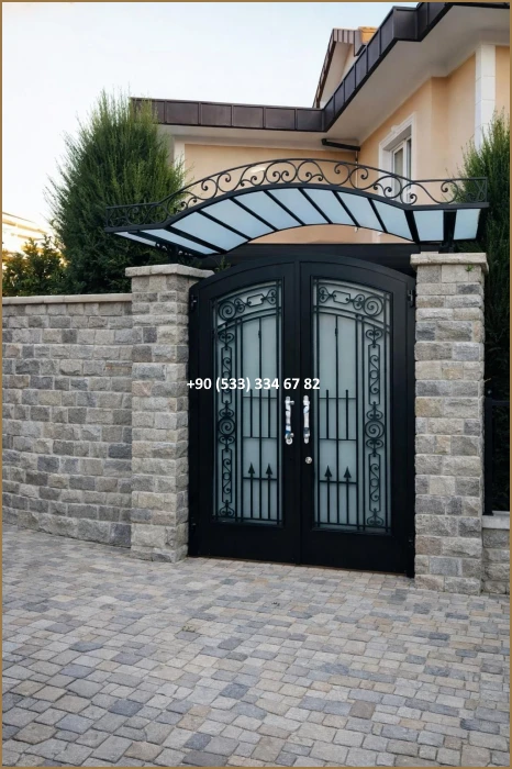 VİLLA KAPILARI-FERFORJE VİLLA KAPILAR-VİLLA GİRİŞ KAPILAR-BAHÇE KAPILARI-FERFORJE KAPILAR dem8509