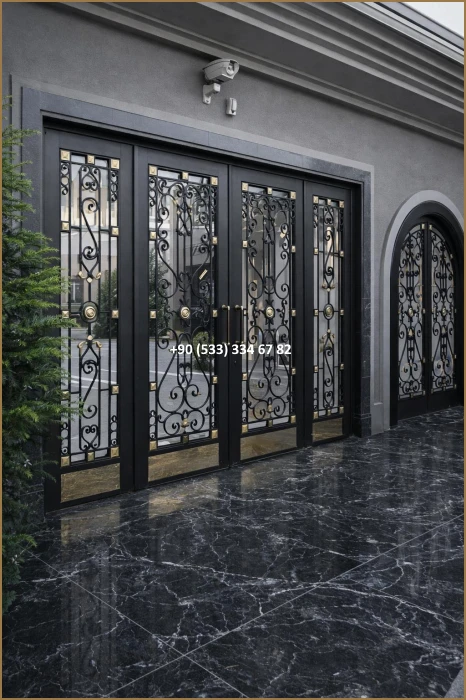 VİLLA KAPILARI-FERFORJE VİLLA KAPILAR-VİLLA GİRİŞ KAPILAR-BAHÇE KAPILARI-FERFORJE KAPILAR dem8430